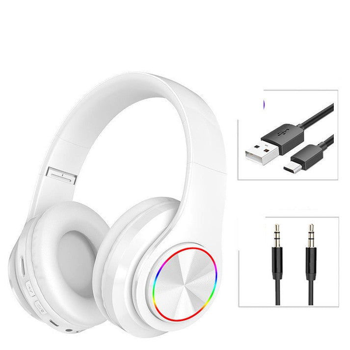 * **LED wireless Bluetooth gaming headphones**   سماعات ألعاب لاسلكية بتقنية البلوتوث مع إضاءة LED